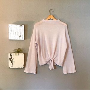Tie Front Sweater